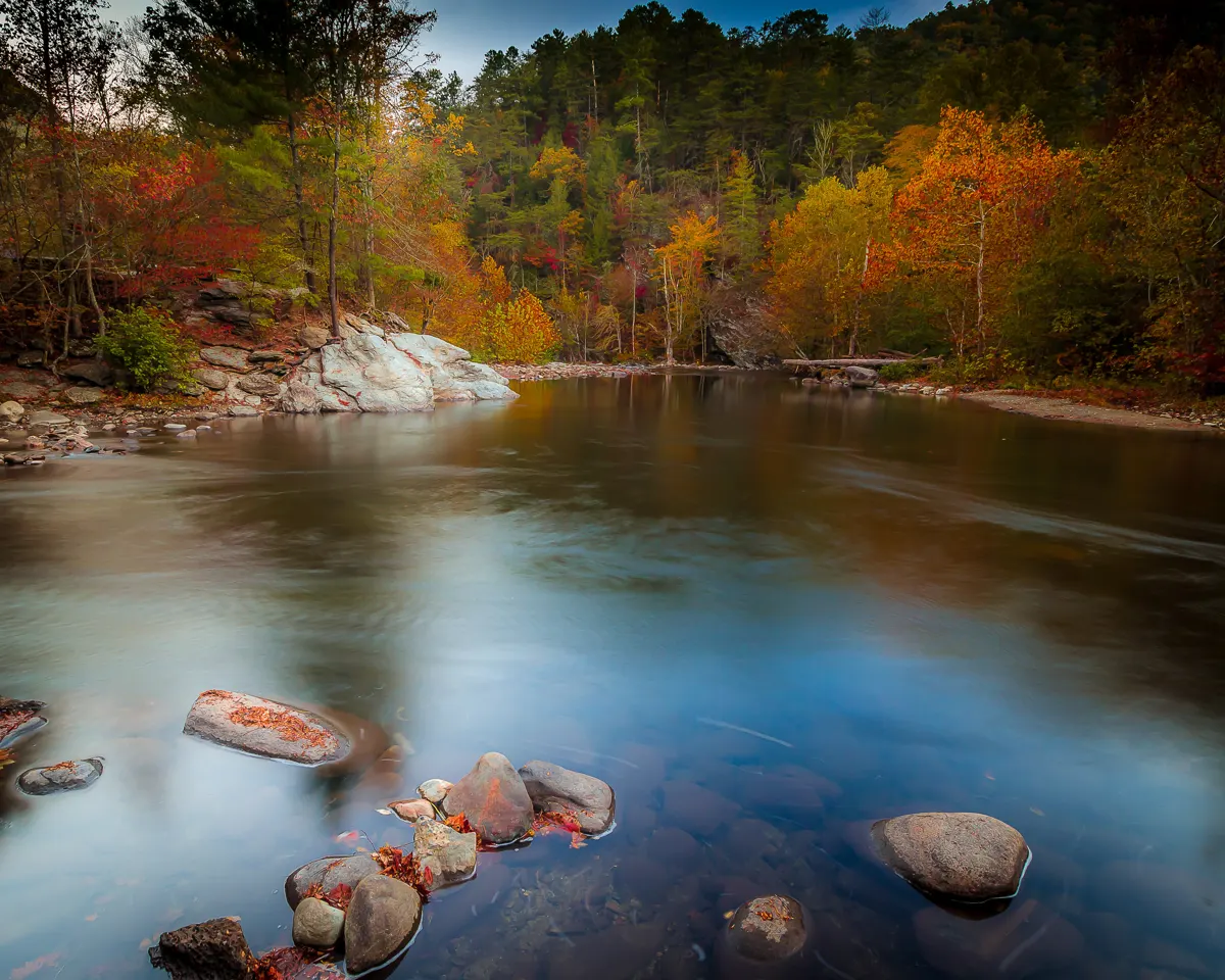 The Townsend Y swimming hole on the Little River, Townsend TN